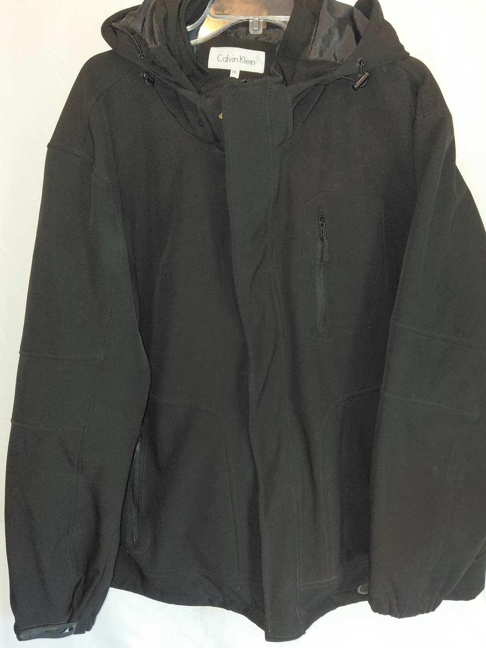 Calvin Klein Men's Black Hooded Jacket #2580